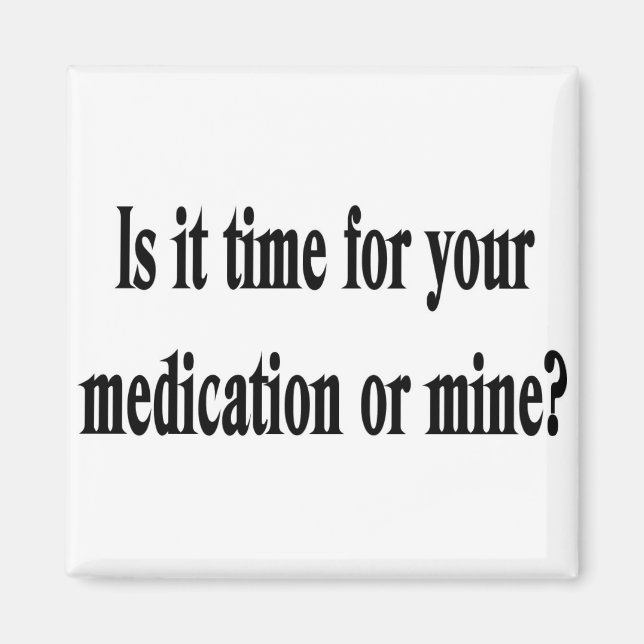 Imán Tiempo para su medicación (Frente)