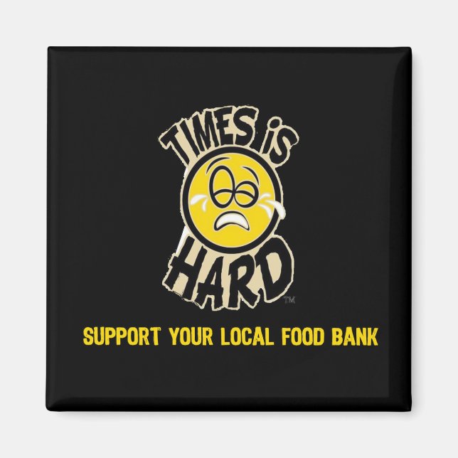 Imán Tiempos es publicidad difícil (Frente)