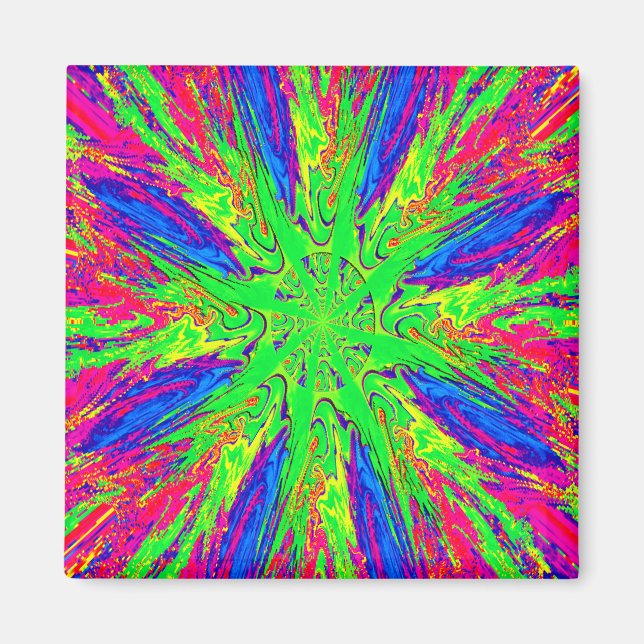 Imán Tiempos psicodélicos. (Frente)