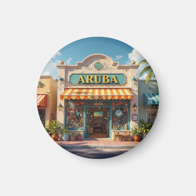 Imán tienda Aruba (Frente)