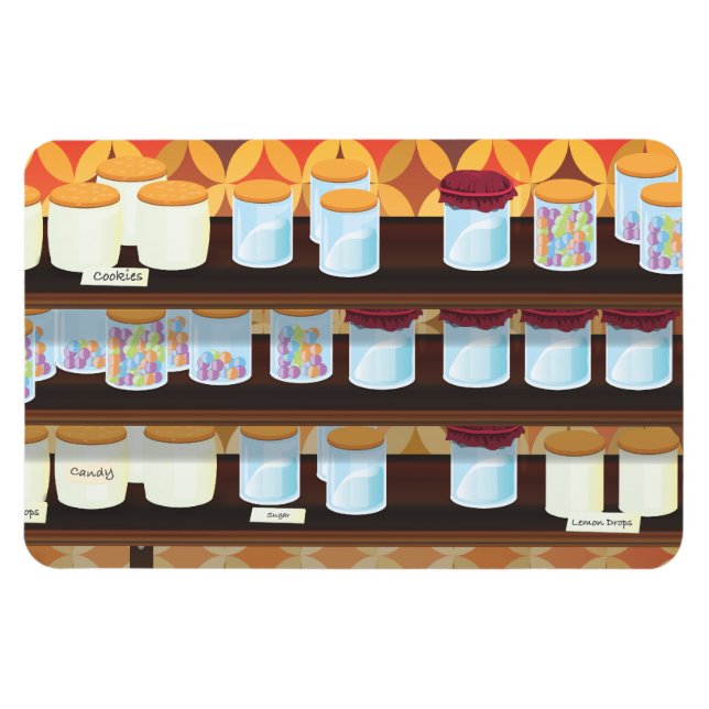 Imán Tienda de dulces (Horizontal)