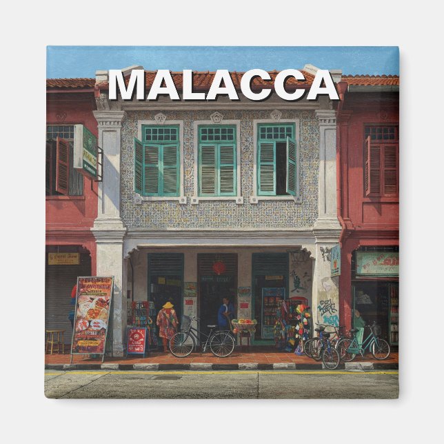 Imán Tienda del Patrimonio Malaco Malasia (Frente)