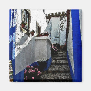 Imán Tienda y pasos en Obidos Portugal