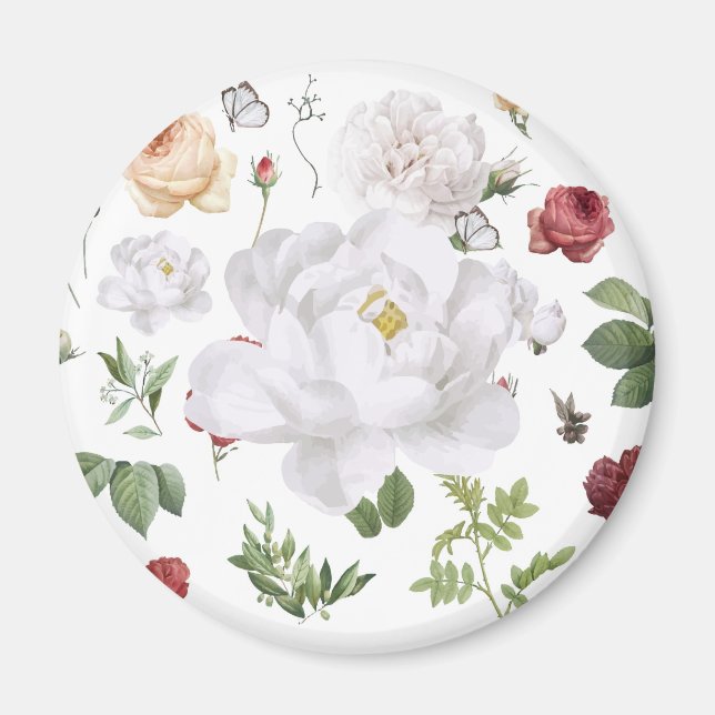 Imán Tiendas florales cerca de mí (Frente)