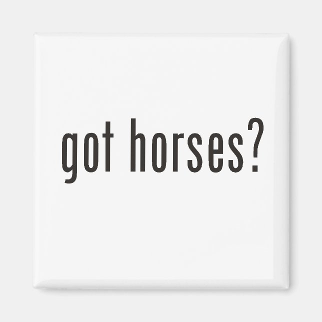 Imán ¿tiene caballos? (Frente)