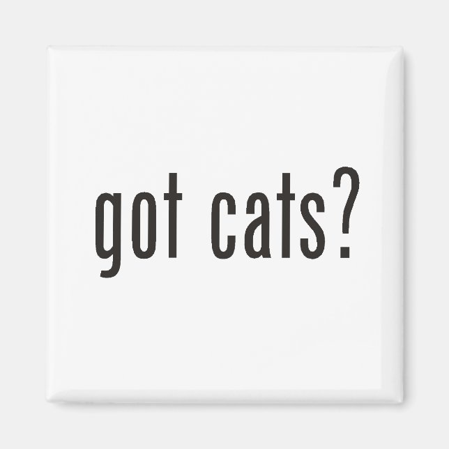 Imán ¿tiene gatos? (Frente)