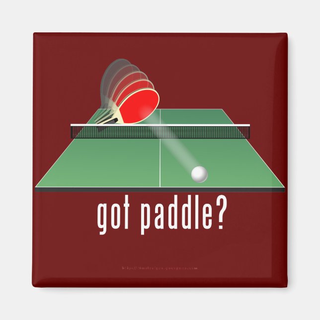 Imán "¿tiene pádel?" (Frente)