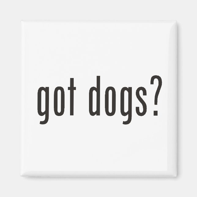 Imán ¿tiene perros? (Frente)