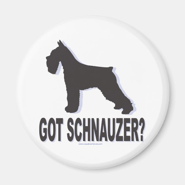 Imán ¿Tienes a Schnauzer? (Frente)