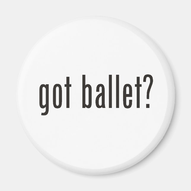 Imán ¿Tienes ballet? (Frente)