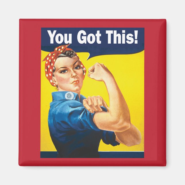 Imán Tienes Este Apoyo De Alentamiento A Rosie (Frente)