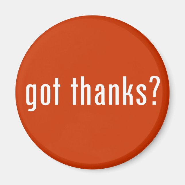 Imán ¿tienes gracias? (Frente)
