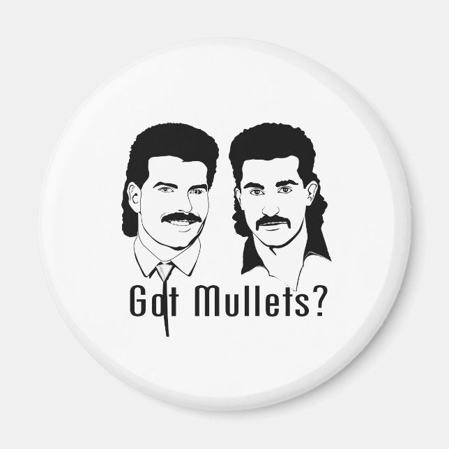Imán ¿Tienes Mullets? (Frente)
