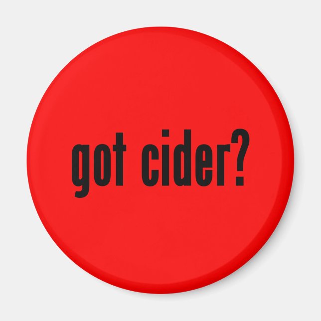 Imán ¿tienes sidra? (Frente)