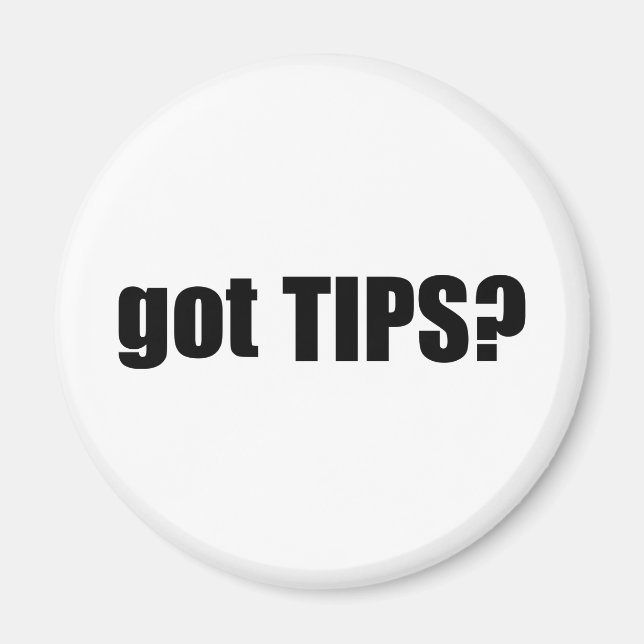 Imán ¿Tienes TIPS? (Frente)