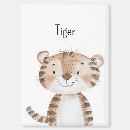Imán Tierno Tigre Animal Dulce