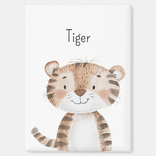 Imán Tierno Tigre Animal Dulce