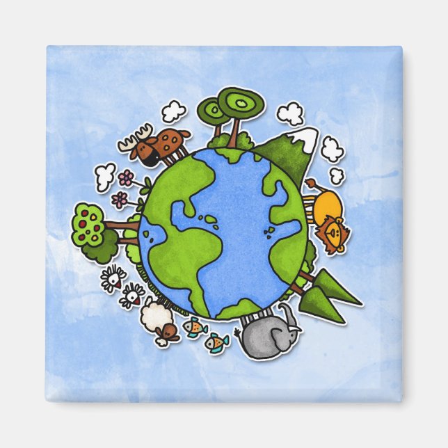 Imán tierra (Frente)