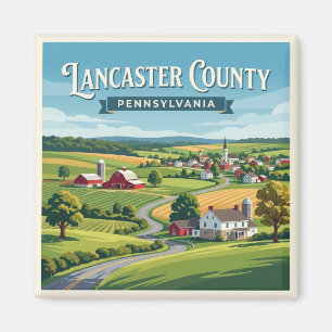 Imán Tierra agrícola del condado de Lancaster Pennsylva