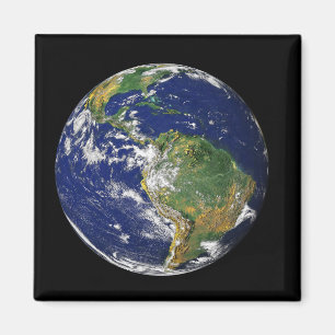 Imán Tierra completa mostrando América del Sur