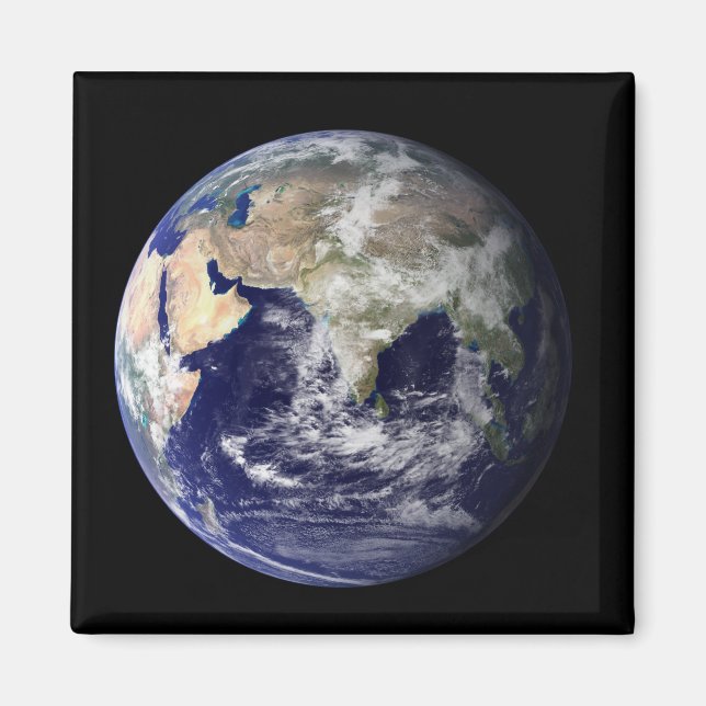 Imán Tierra completa mostrando Europa y Asia (Frente)