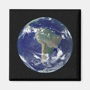 Imán Tierra completamente encendida centrada en