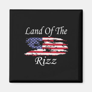 Imán Tierra De La Rizz Divertido Patriótico Trump 4 De
