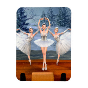Imán Tierra de las bailarinas del baile de la nieve