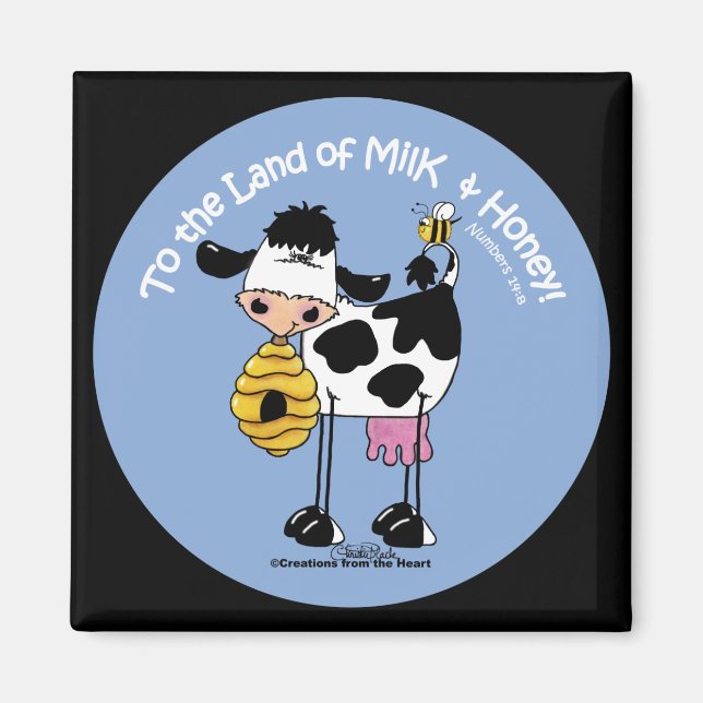 Imán Tierra de leche y miel (Frente)