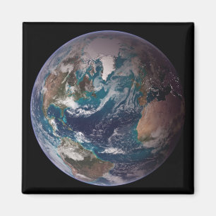 Imán Tierra de Mármol Azul (Hemisferio Occidental)