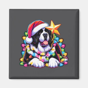 Imán Tierra de Navidad Perro Terranova Landseer Enredo 