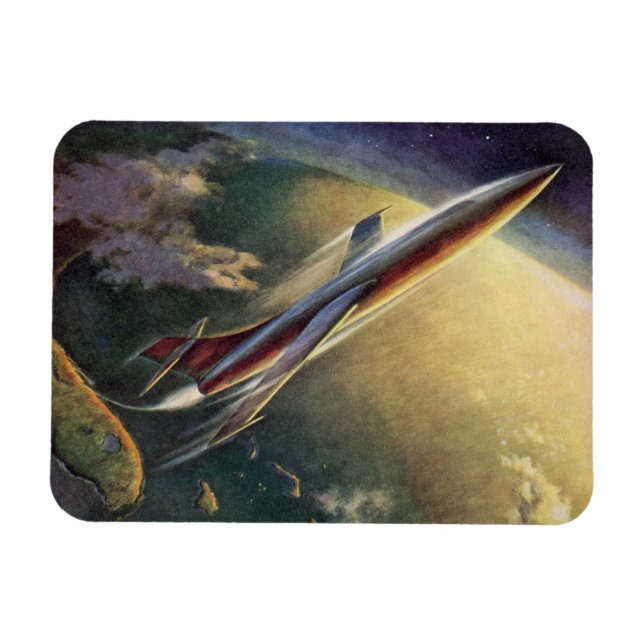 Imán Tierra del avión de nave espacial de ciencia ficci (Horizontal)