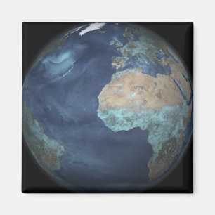 Imán Tierra llena que muestra la evaporación