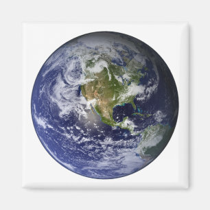 Imán Tierra llena que muestra Norteamérica