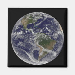 Imán Tierra llena que muestra Norteamérica y Amer del