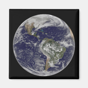 Imán Tierra llena que muestra Norteamérica y Amer del