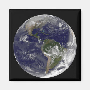 Imán Tierra llena que muestra Norteamérica y Amer del