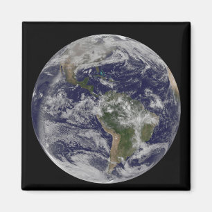 Imán Tierra llena que muestra Norteamérica y Amer del