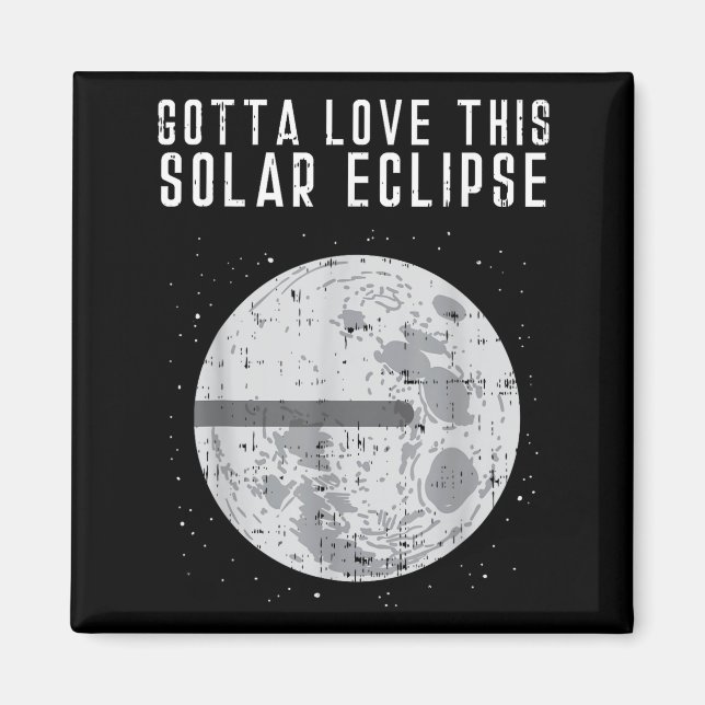 Imán Tierra Plana Eclipse Solar Luna Divertida Teoría d (Frente)