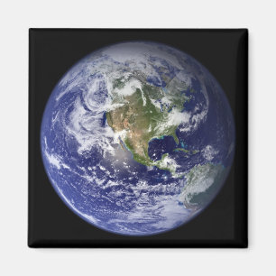 Imán Tierra que muestra el hemisferio occidental