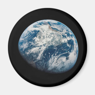 Imán Tierra Tomada De La Nave Espacial Aollo 8.