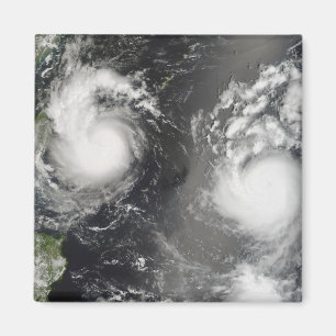 Imán Tifón Saomai y tormenta tropical Bopha