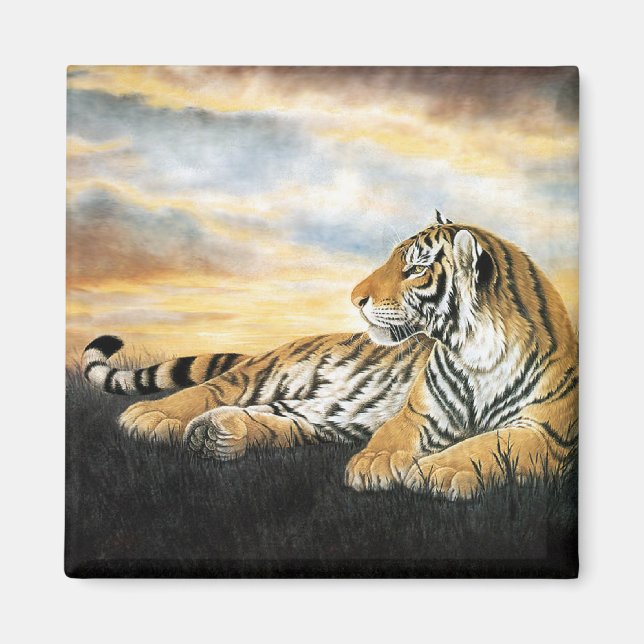Imán Tiger Dawn (Frente)