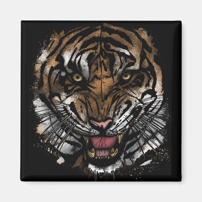 Imán Tiger Face (Frente)