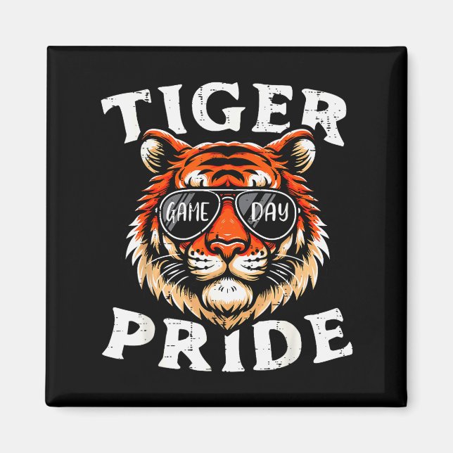 Imán Tiger Pride Men Kids Boys Women Girls Youth Teen  (Frente)