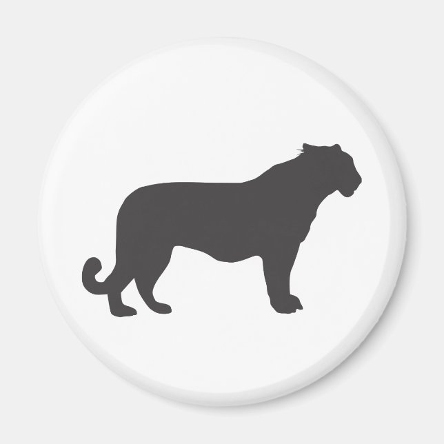 Imán Tiger Silhouette (Frente)