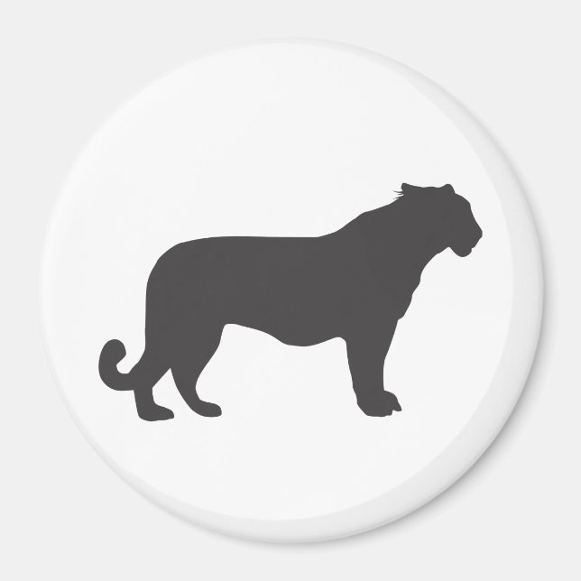 Imán Tiger Silhouette (Frente)