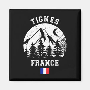 Imán Tignes France Alps Estación de esquí alpino Esquí