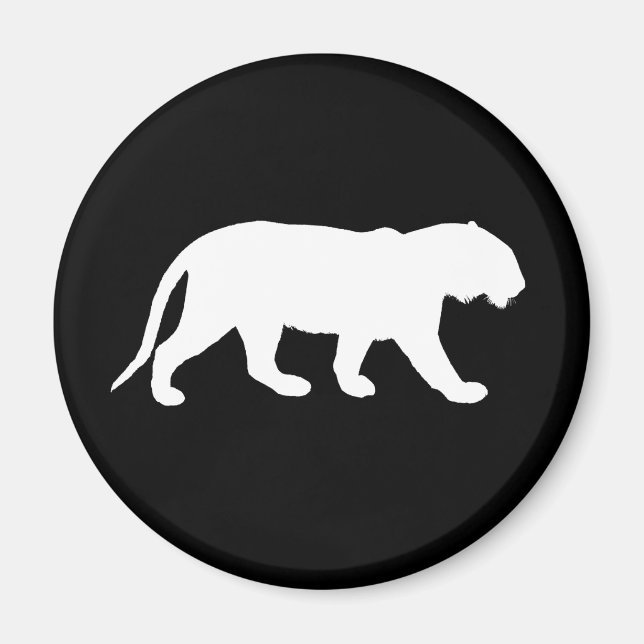 Imán Tigre blanco (Frente)
