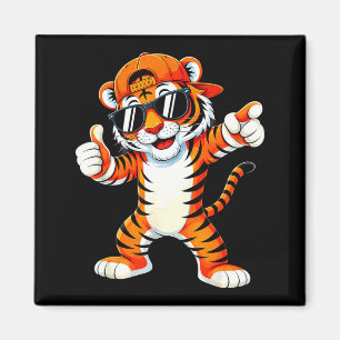 Imán Tigre con gafas de sol tigre animal tigre hombres